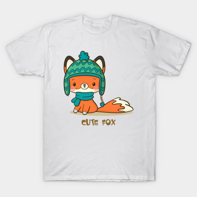 cute fox T-Shirt by This is store